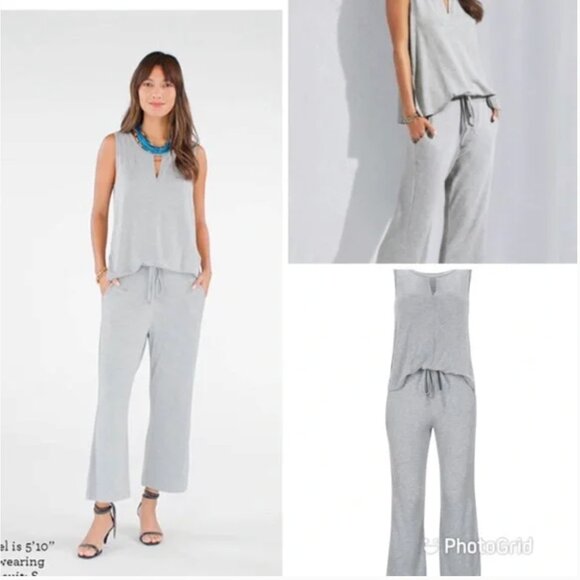 Cabi Summer Jumpsuit in Gray - Picture 5 of 7